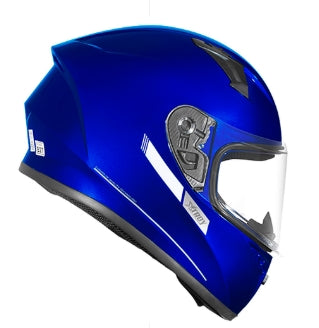 Capacete Xtroy FF526 Solid Azul Fosco - Vista lateral direita