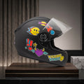 Capacete Fly Young Vibes Preto F/Color - exposição premium lateral