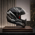 Capacete Fly Drive 2 HG Flex Preto Grafite - Vista lateral em expositor