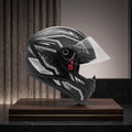 Capacete Fly Drive 2 HG Pulse Preto Fosco Grafite - Vista lateral em expositor