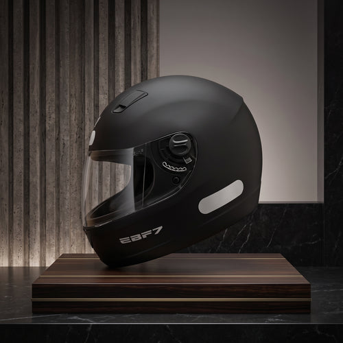 Capacete EBF 7 Solid Preto - Foto showcase lateral