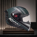 Capacete Peels Icon Pro Field Verde Militar Fosco Preto - Foto showcase lateral
