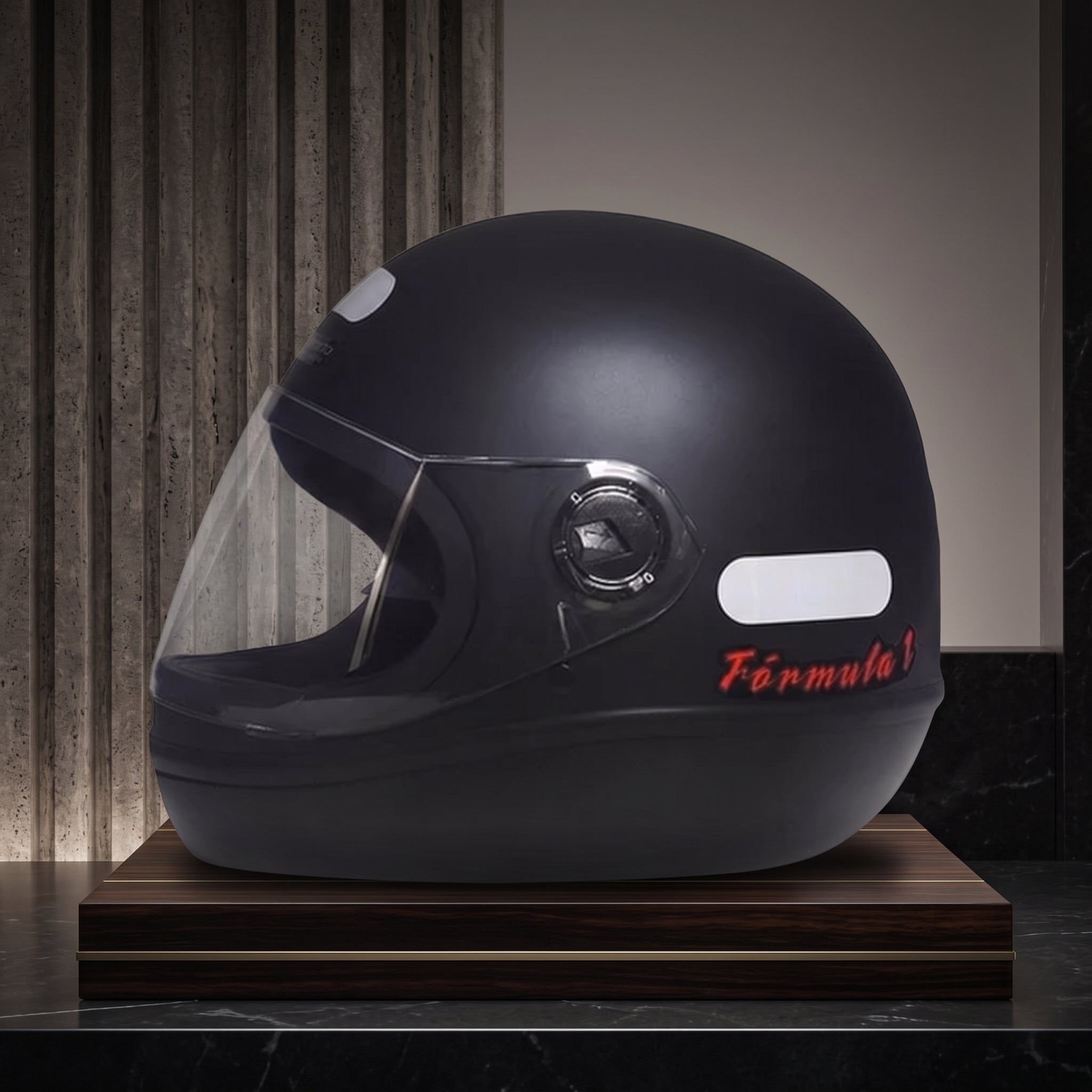 Capacete Taurus Formula 1R Classic Preto Fosco - exposição premium