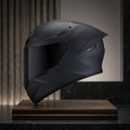 Capacete KYT TT-Course Preto Fosco - showcase premium fundo escuro