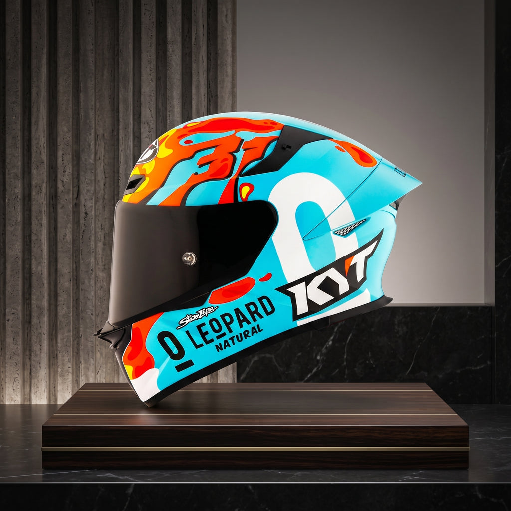 Capacete KYT TT-Revo Leopard Aragon