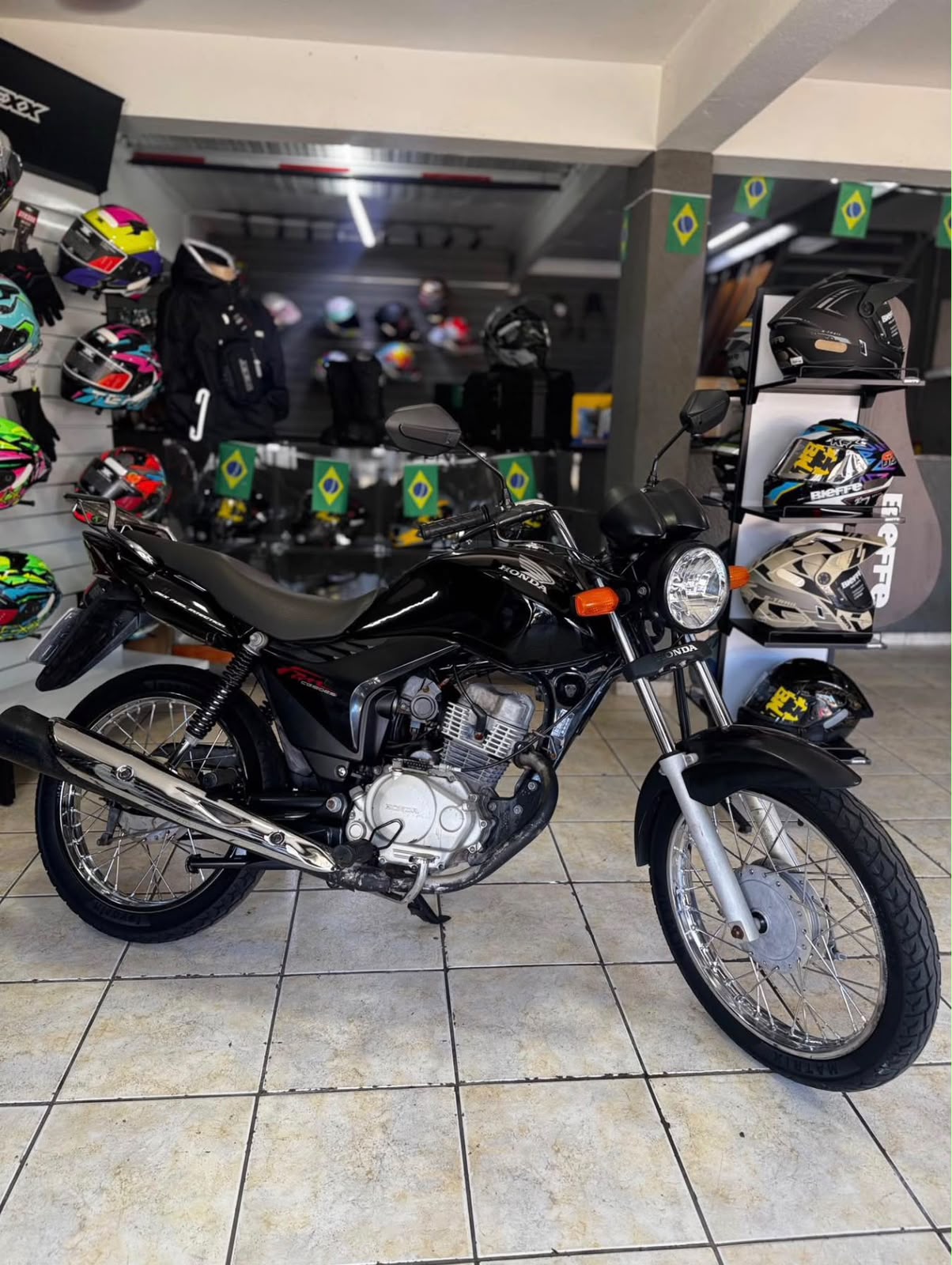 Honda CG Fan 150 2013 Preta – EDIMOTO