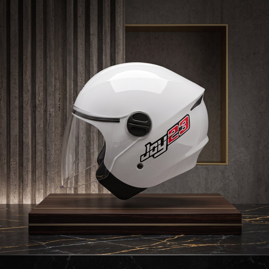 Capacete Taurus Joy 23 Branco Aberto - exposição premium