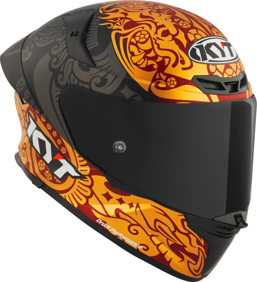 Capacete KYT TT-Revo Enea Indonesia Preto - lateral direita Drudi Performance