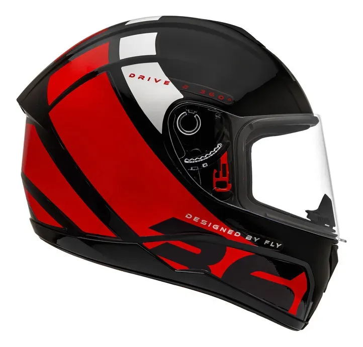 Capacete FLY - Vista frontal lateral