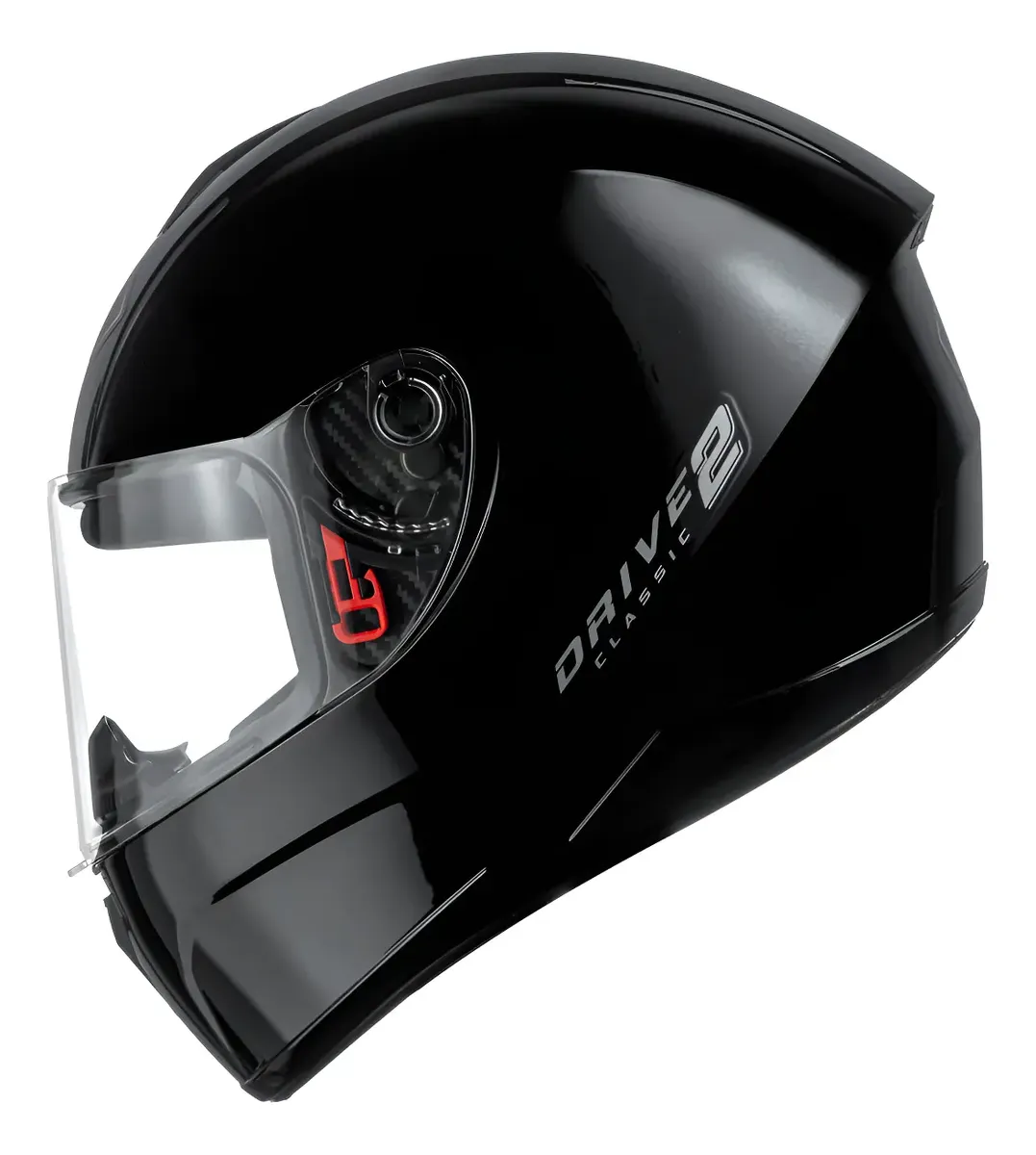 Capacete Fly Drive 2 HG Classic Preto - Vista lateral direita