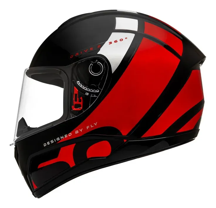 Capacete FLY - Vista lateral direita