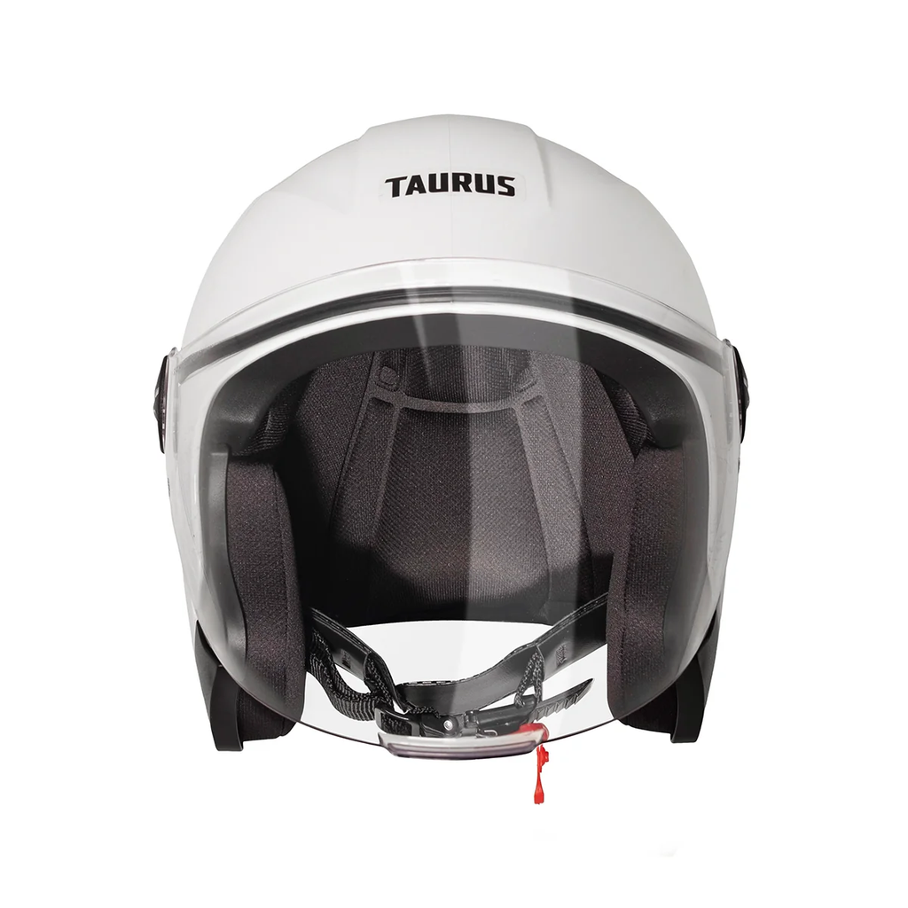 Capacete Taurus Joy 23 Branco Aberto - frontal