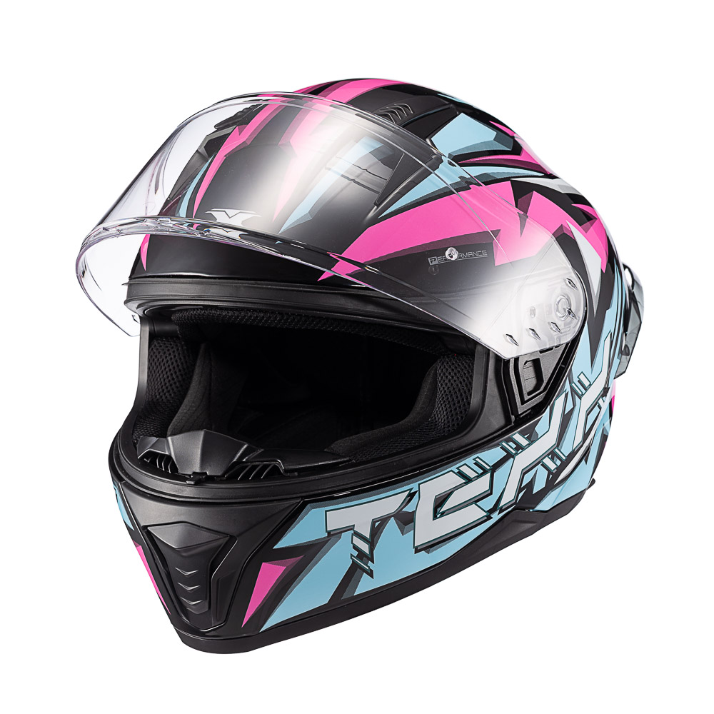 Capacete TEXX Raptor Genesis - Vista lateral com viseira aberta