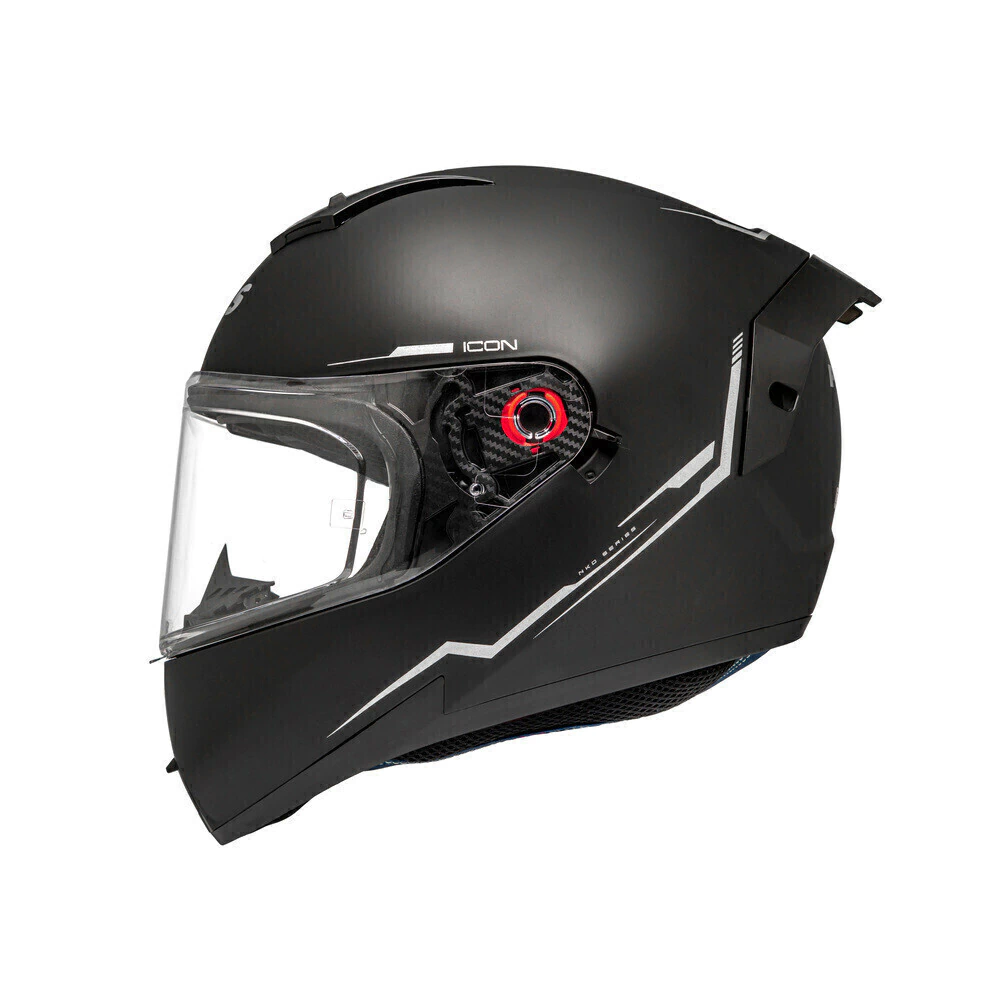 Capacete Peels Icon Pro NKD Preto Fosco - Vista frontal