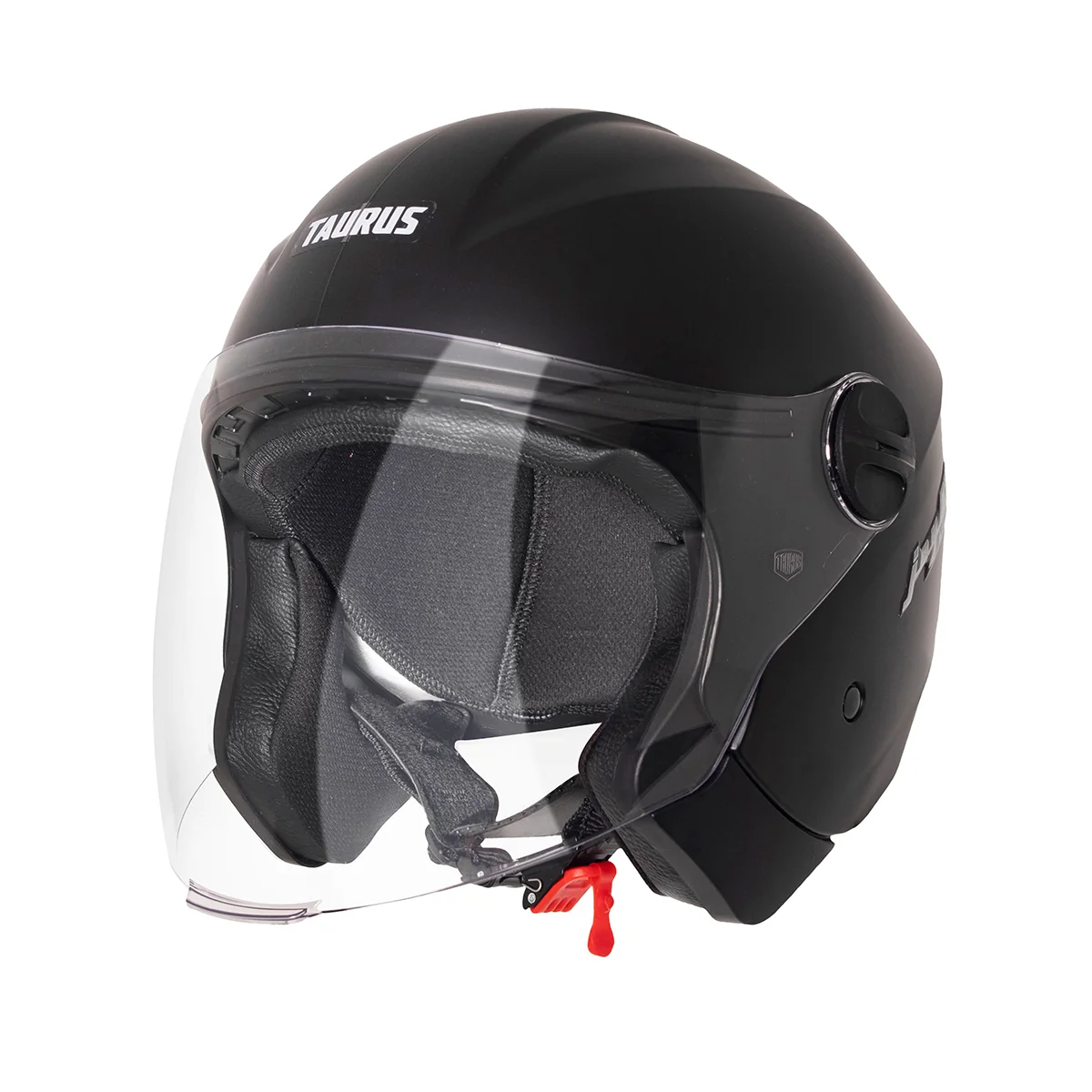 Capacete Joy23 By Taurus II Preto Fosco Aberto - lateral com viseira