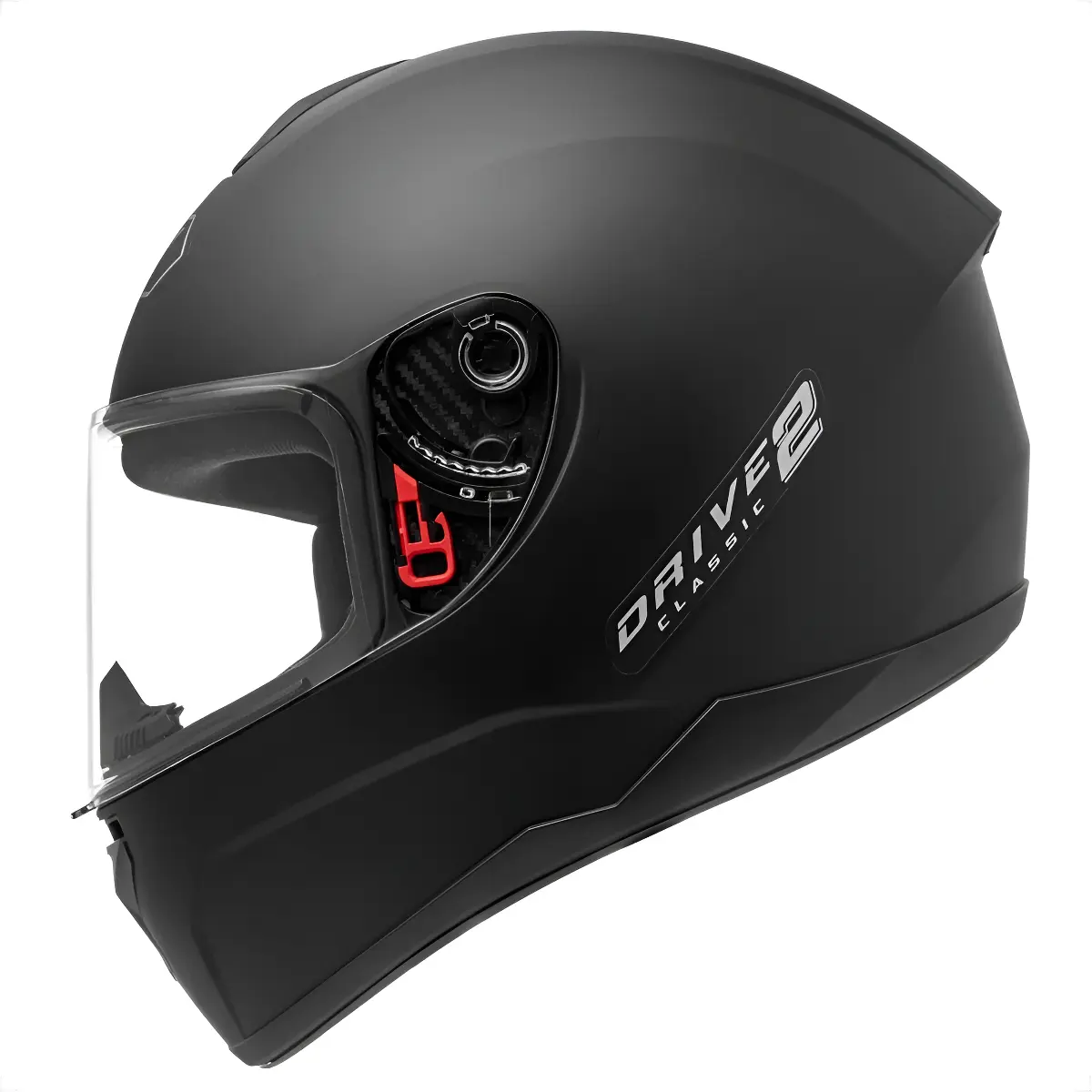 Capacete Fly Drive 2 HG Classic Preto Fosco - Vista lateral direita