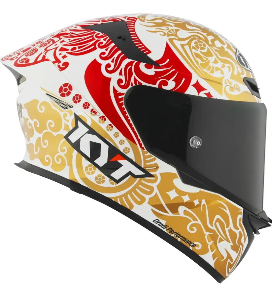 Capacete KYT TT-Revo Enea Indonesia Branco - traseira Bestia Aerowork