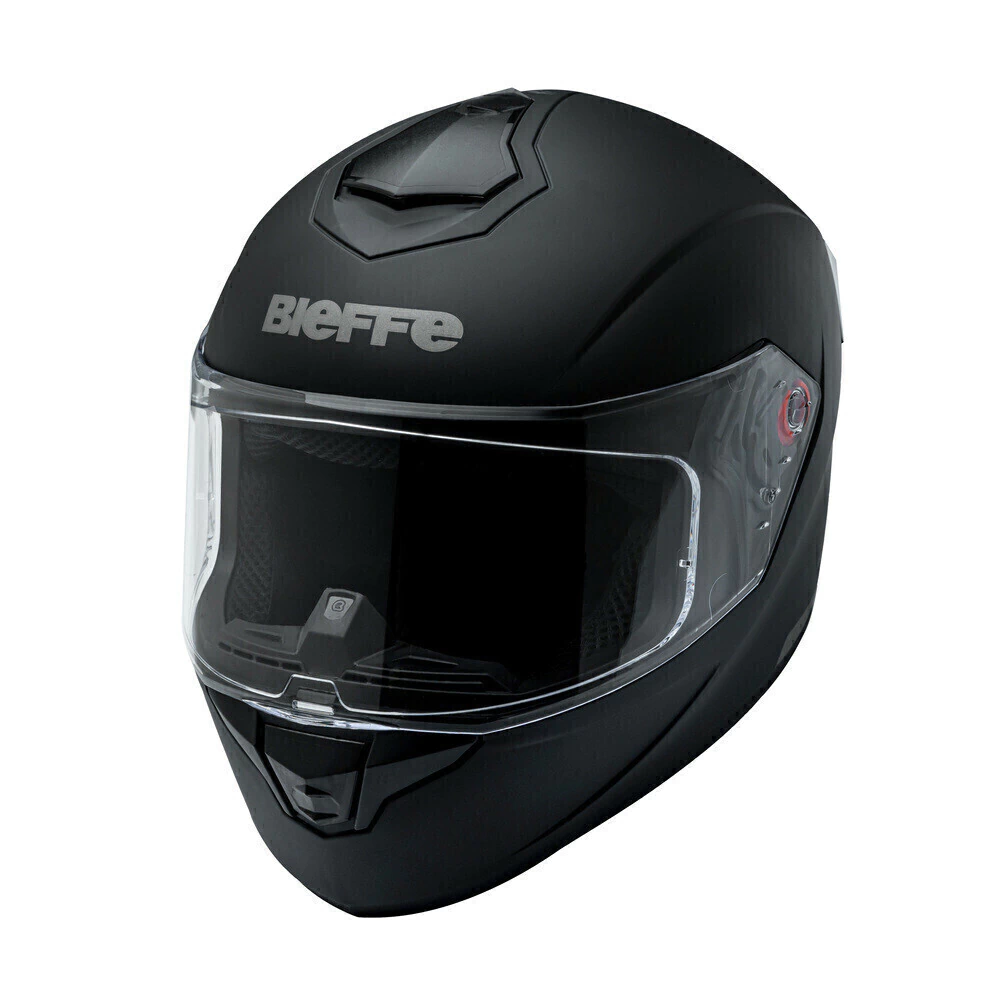 Capacete Bieffe B-12 Classic Preto Fosco - frontal