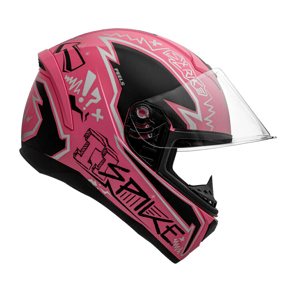 Capacete Peels Spike 2 STK Rosa - Vista lateral direita