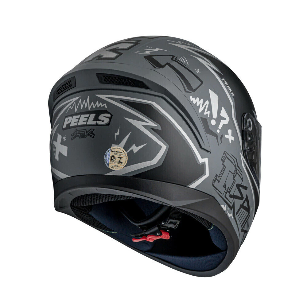 Capacete Peels Spike 2 STZ Cinza Dark Fosco