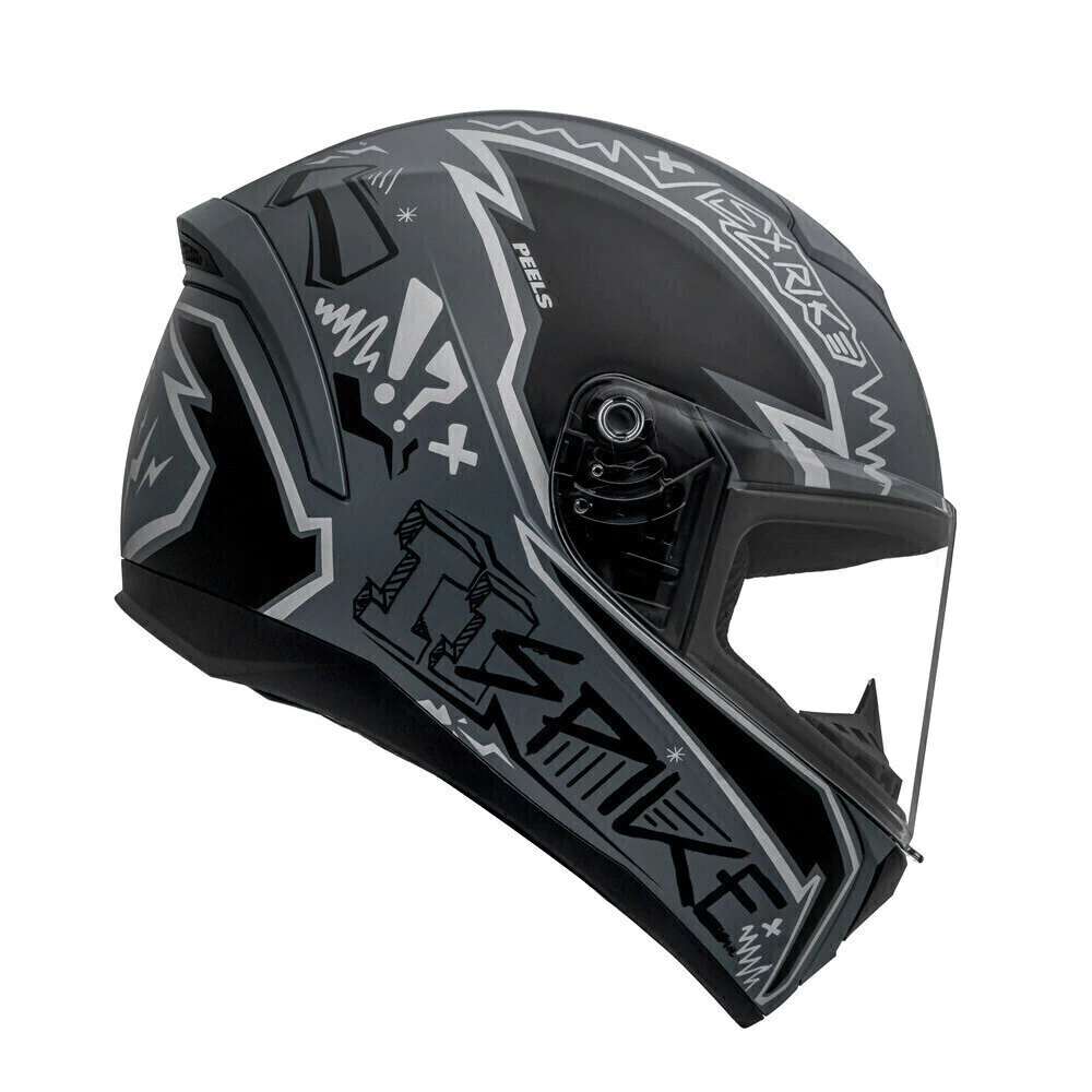 Capacete Peels Spike 2 STZ Cinza Dark Fosco